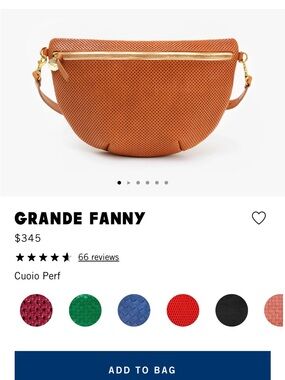 Clare V Grande Fanny Crossbody Bag - Tan